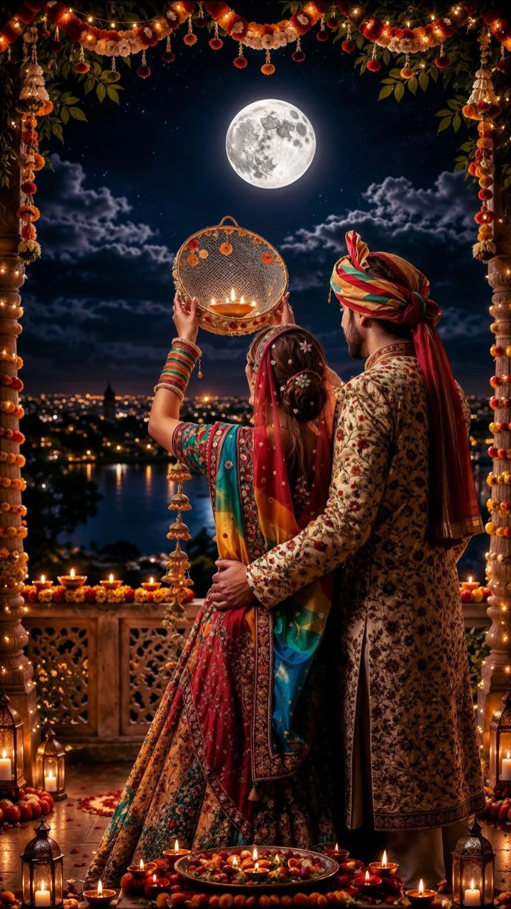 Karwa Chauth 2026 Moonrise Time Check City-Wise Chandrodaya Timings