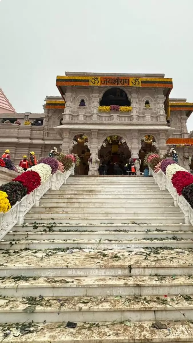 राम मंदिर की सैटेलाइट तस्वीरें