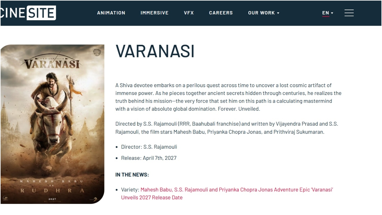 Varanasi Plot Leaked -India Daily