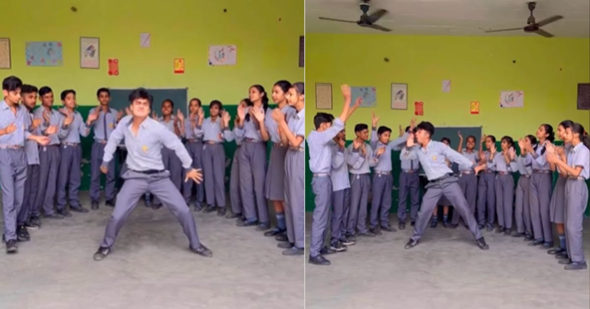 Viral Video: स्टूडेंट्स के बीच क्लास में जबरदस्त डांस करता दिखा छात्र, शानदार मूव्स देख आप भी लड़के के हो जाएंगे फैन