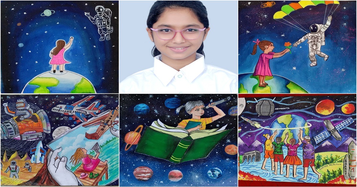 Noida: 13 साल की बच्ची की पेंटिंग देख उड़ जाएंगे आपके होश, नासा और इसरो भी दीवाने
